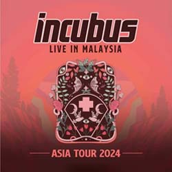 Incubus Live in Malaysia 2024 - Incubus Malaysia Concert 2024